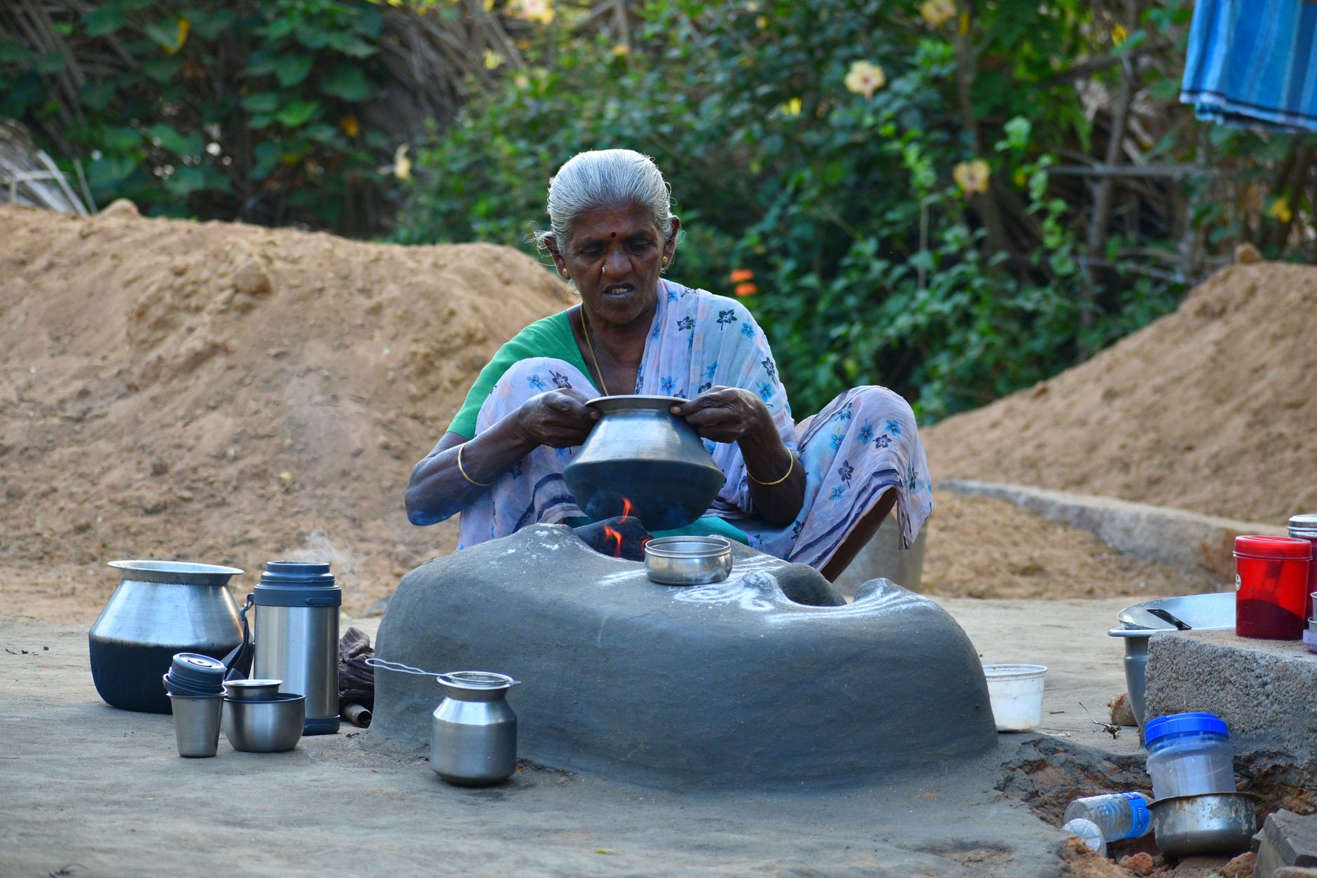 Traditional Indian Kitchen
